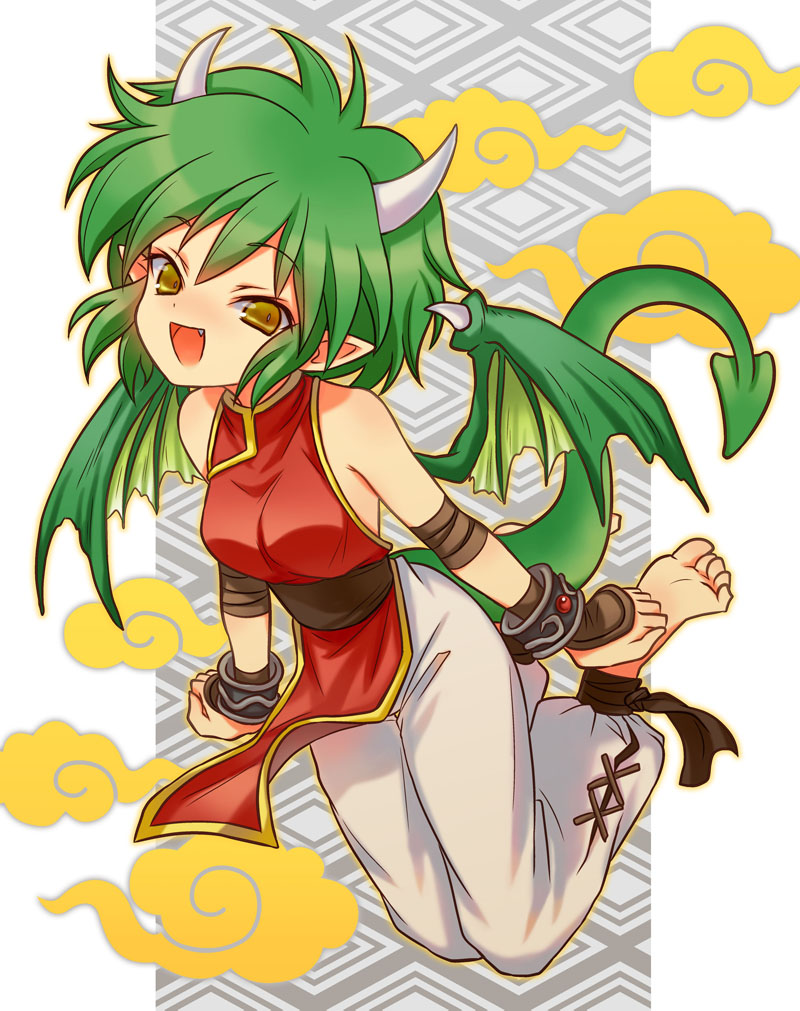draco centauros (puyopuyo and 1 more) drawn by girotin_ginza
