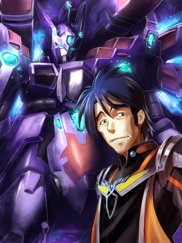 zebris forschwa and liege geios (super robot wars and 2 more) drawn by edobox