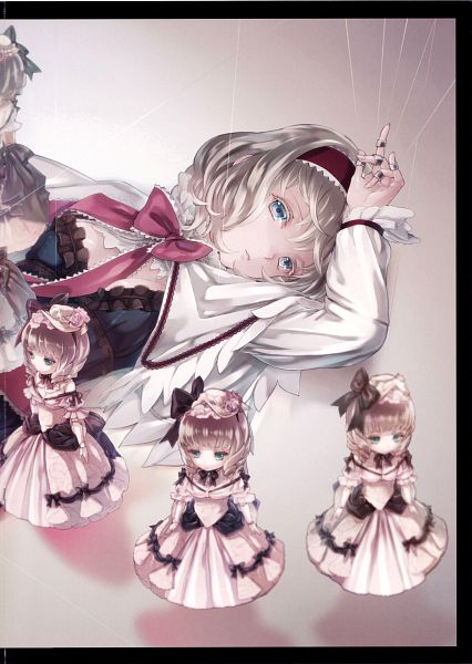 alice margatroid and shanghai doll (touhou) drawn by miyuki_ruria