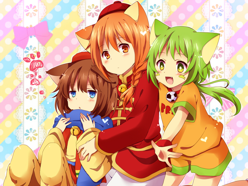 dora-rinho, wang dora, and dora-nichov (doraemon and 1 more) drawn by uguisu_mochi_(ykss35)