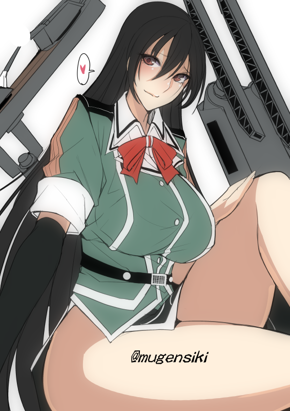 chikuma and chikuma kai ni (kantai collection) drawn by mugenshiki