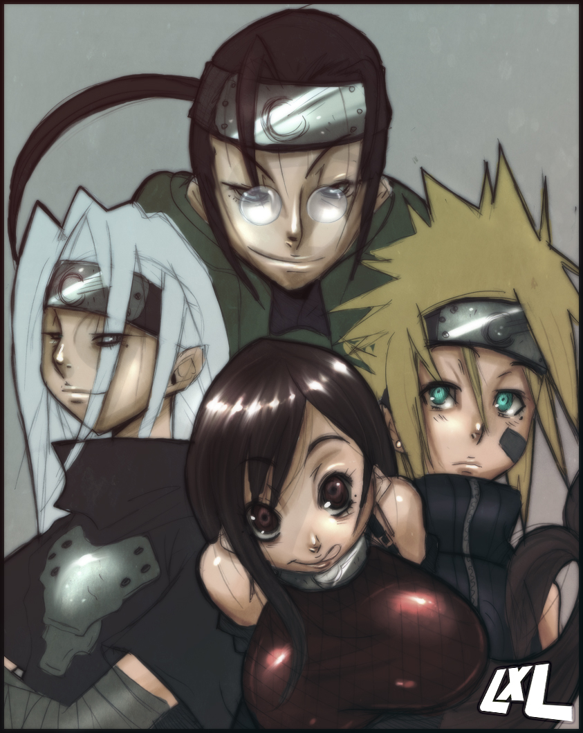 tifa lockhart, cloud strife, sephiroth, and houjou (final fantasy and 2 more) drawn by sam_wells