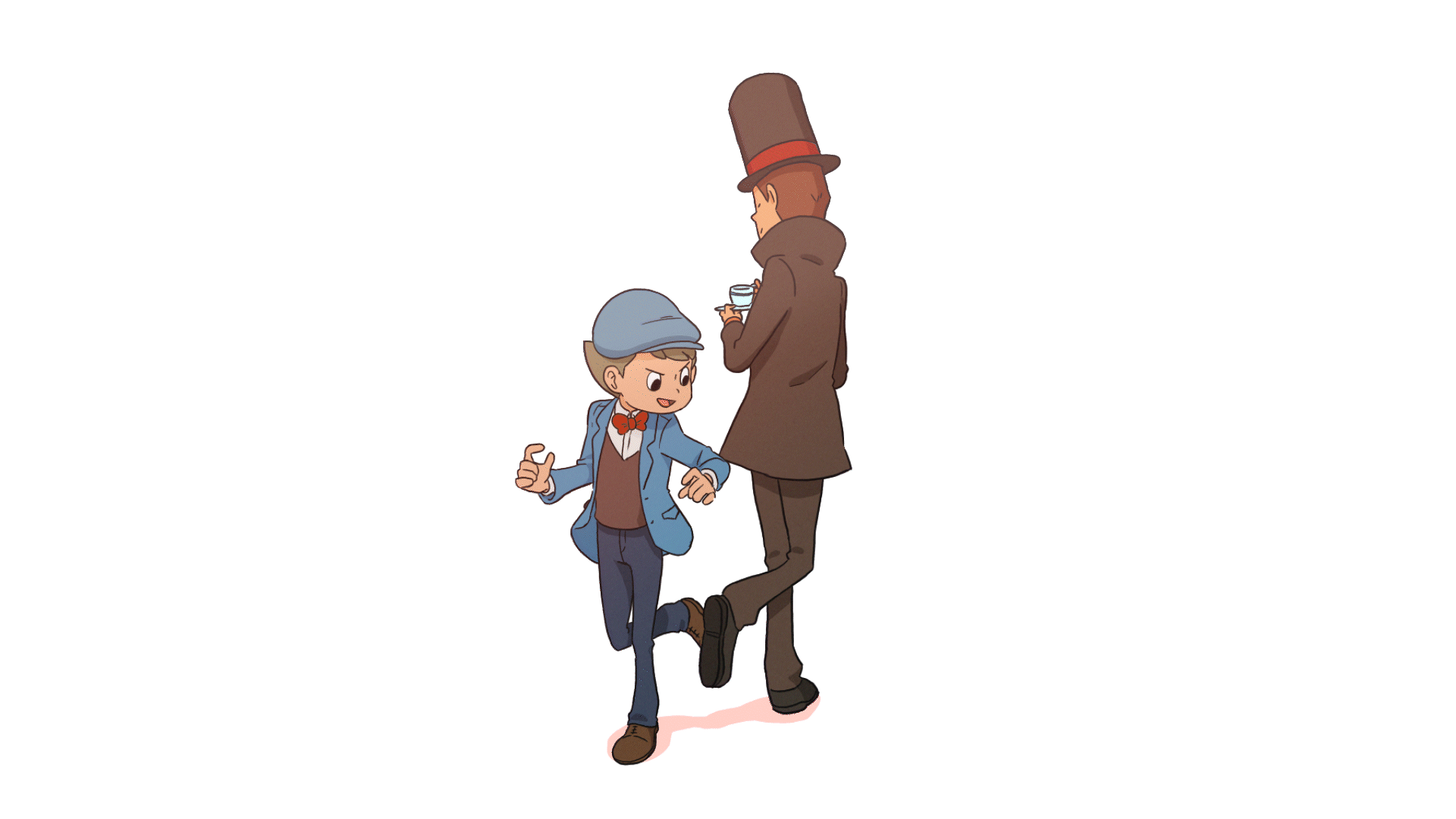 hershel layton and luke triton (professor layton) drawn by tiya-miniscule