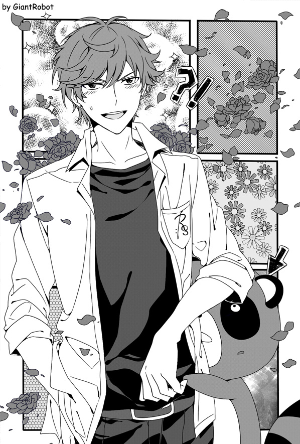 mikoshiba mikoto (gekkan shoujo nozaki-kun) drawn by d_midiror