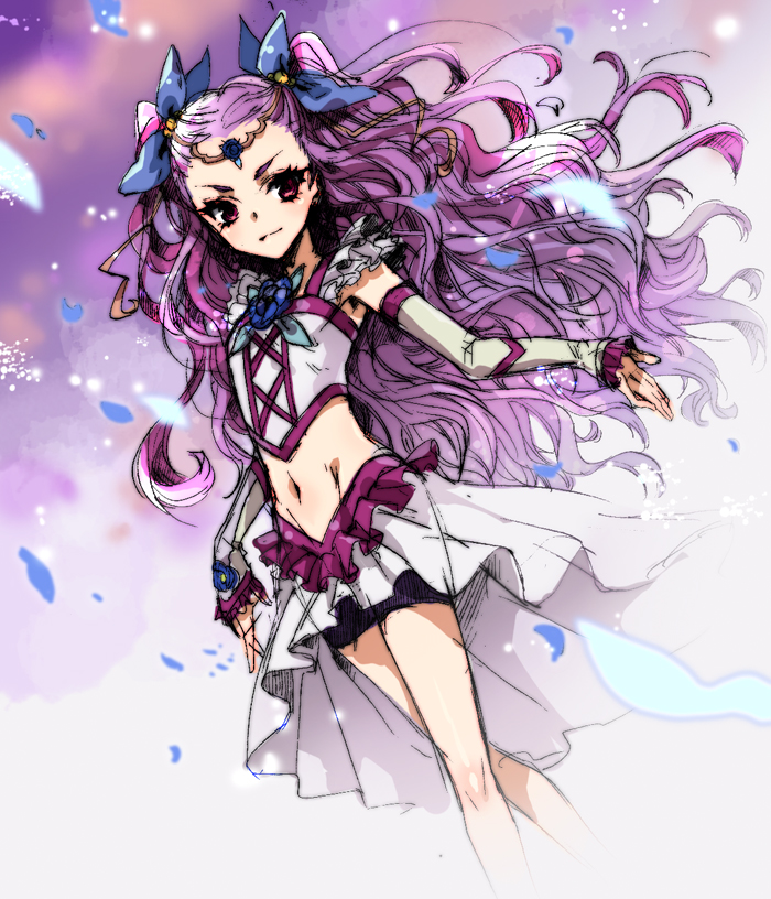 mimino kurumi, milk, and milky rose (precure and 2 more) drawn by nakagawa_waka