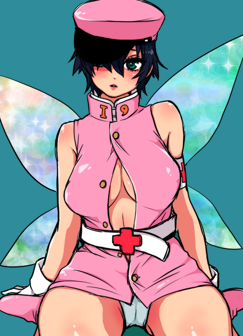 shirogane naoto and trish (persona and 2 more) drawn by majoccoid