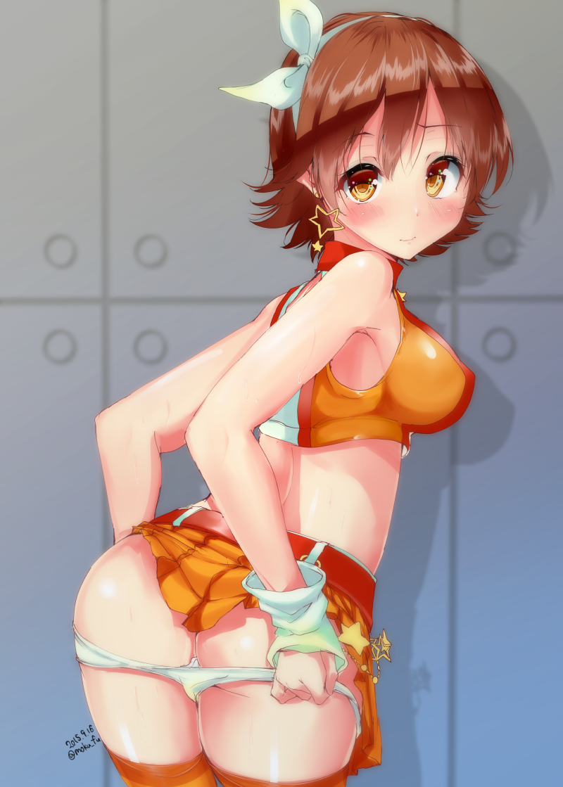 honda mio (idolmaster and 1 more) drawn by mokufuu