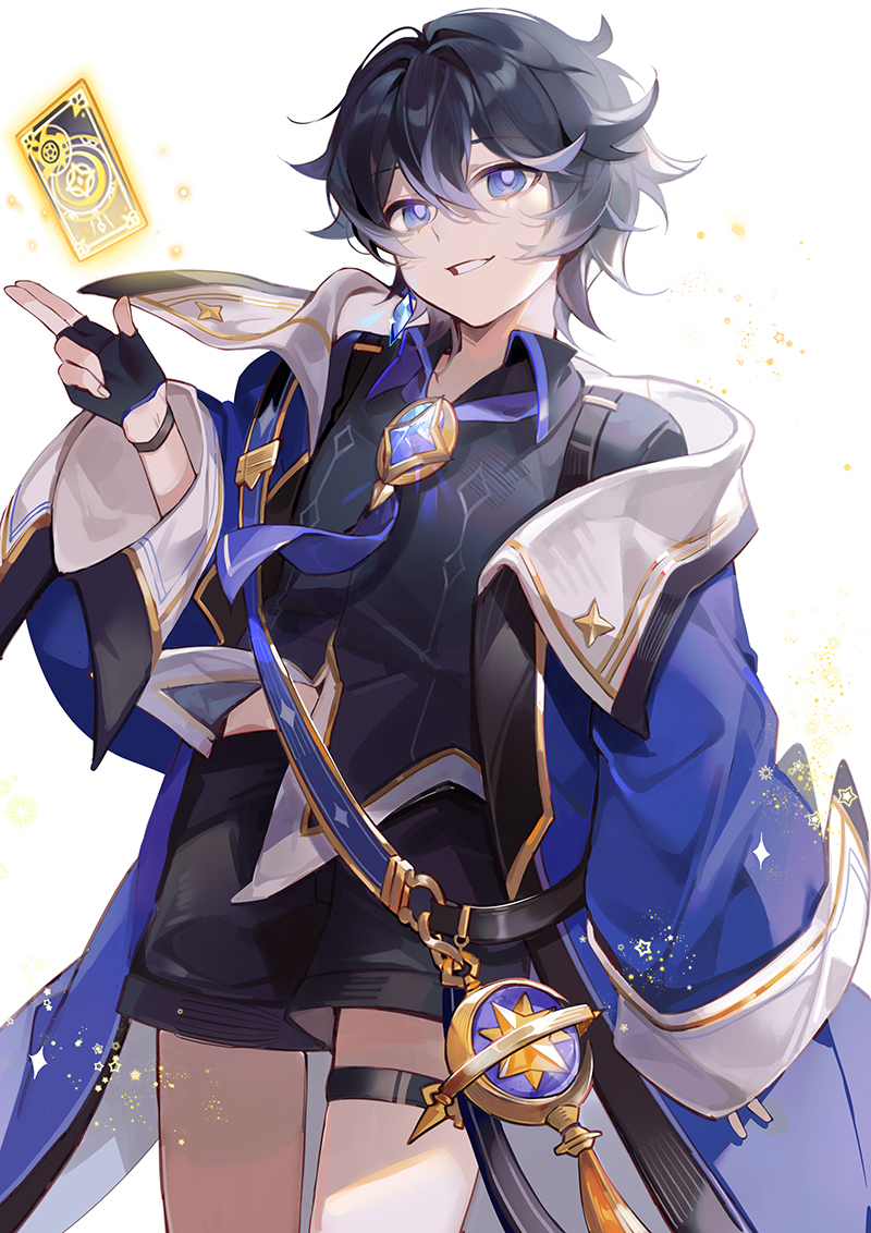 noah ebalon and stellar caster (elsword) drawn by machi_(machi0910)