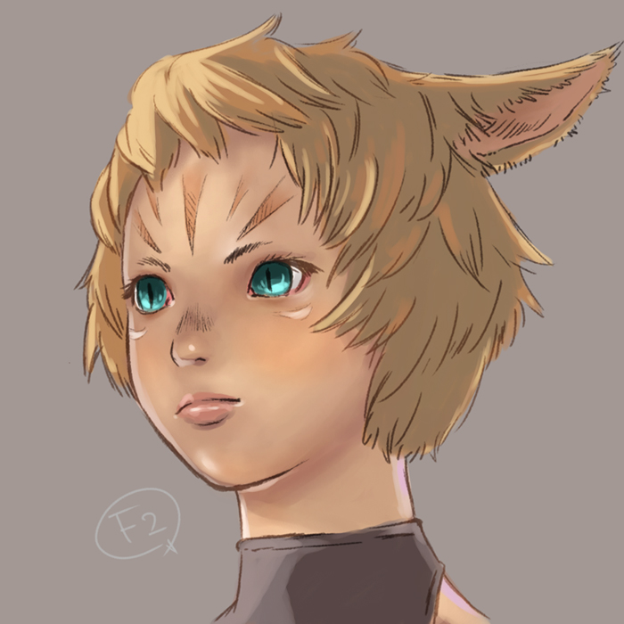 warrior of light (final fantasy and 1 more) drawn by nucomas