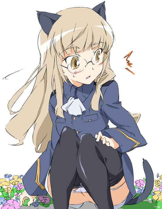 perrine h. clostermann (world witches series and 1 more) drawn by umanosuke