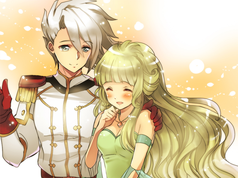 erecpyle dukakis and emilia (ixion saga and 1 more) drawn by hikari_no