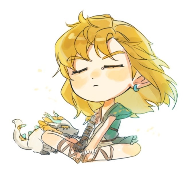 link and light dragon (the legend of zelda and 1 more) drawn by didi_en_ilu
