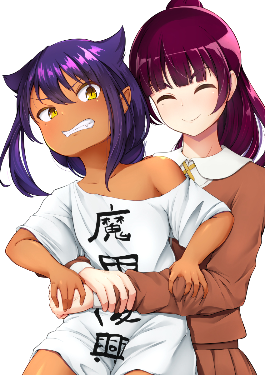 jahy and jinguu kyouko (jahy-sama wa kujikenai!) drawn by ocza