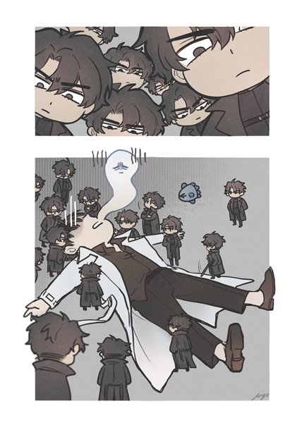 kim dokja and yoo joonghyuk (omniscient reader's viewpoint) drawn by mikoyuki