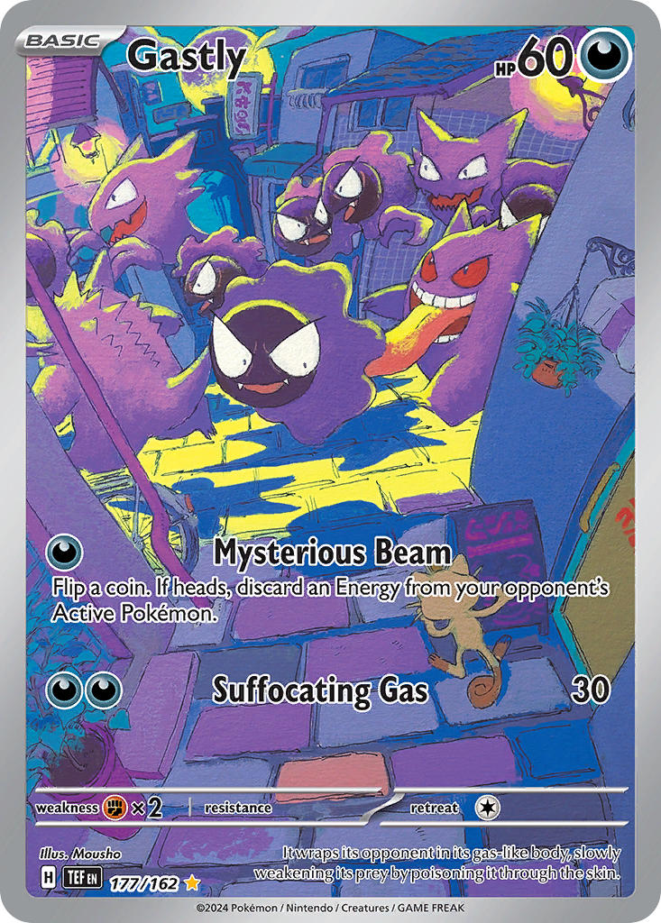 gengar, meowth, gastly, and haunter (pokemon and 1 more) drawn by wasshoihot