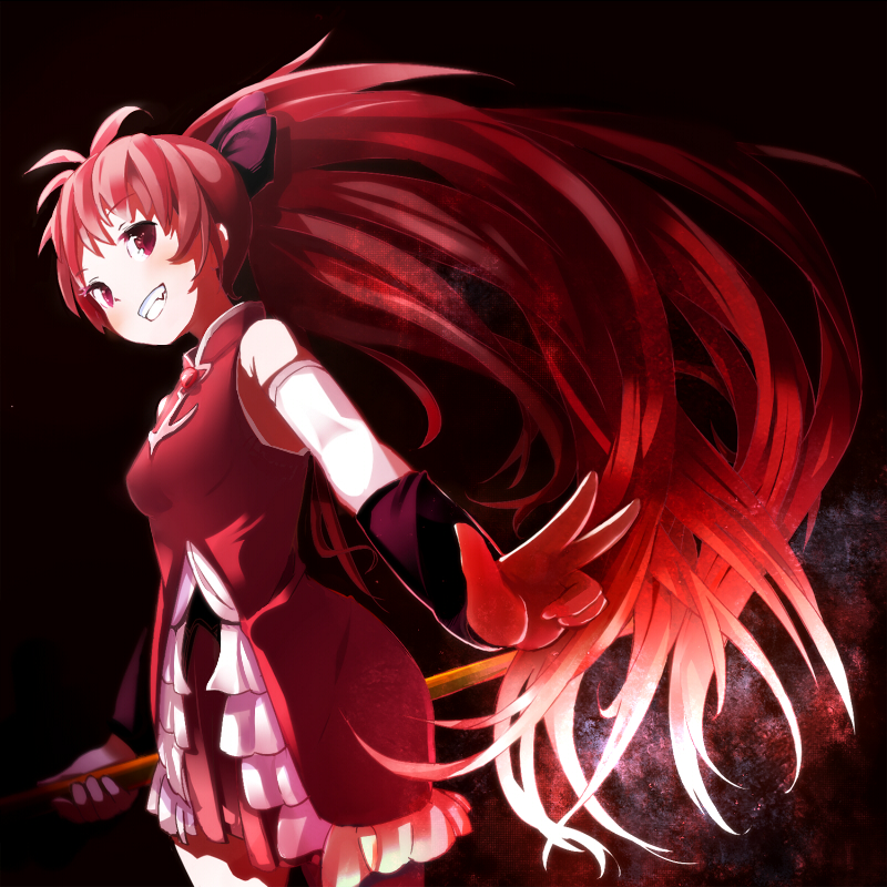 sakura kyoko (mahou shoujo madoka magica) drawn by morugoru
