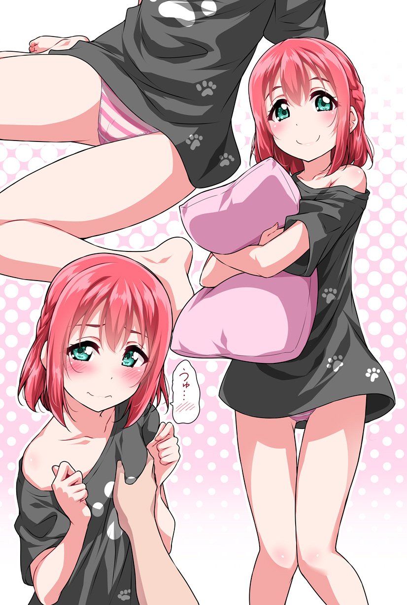 kurosawa ruby (love live! and 1 more) drawn by yopparai_oni