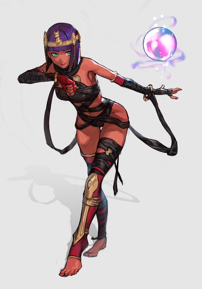 menat (street fighter and 1 more) drawn by hungry_clicker