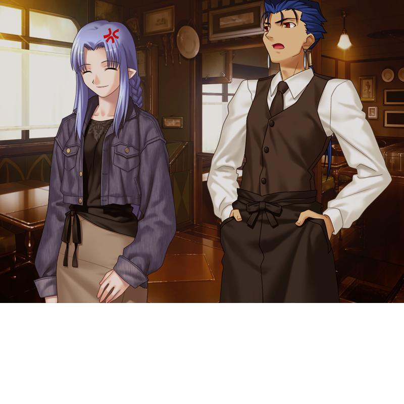 cu chulainn and medea (fate and 2 more) drawn by takeuchi_takashi