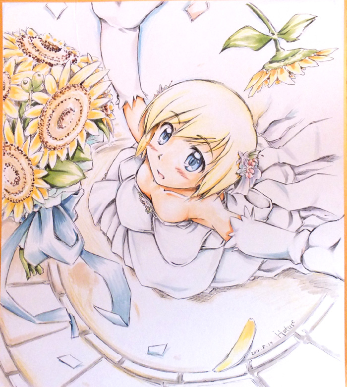 erica hartmann (world witches series and 1 more) drawn by masana_hatuse