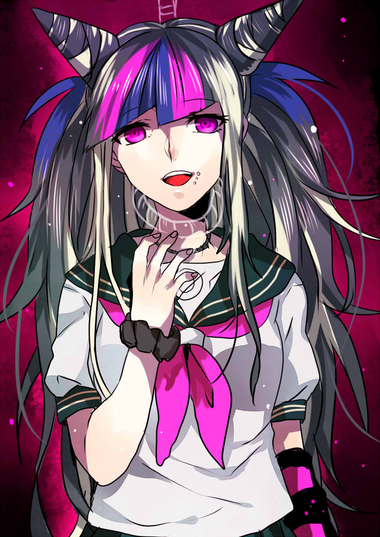 mioda ibuki (danganronpa and 1 more) drawn by kurozatou_owata