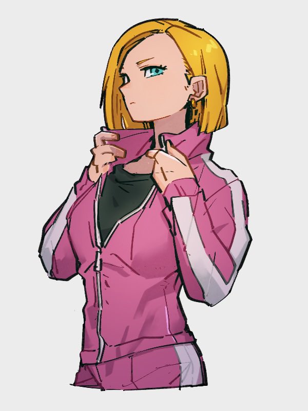 android 18 (dragon ball and 1 more) drawn by kemachiku