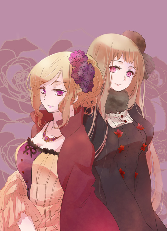 russia and france (axis powers hetalia) drawn by kinutarou
