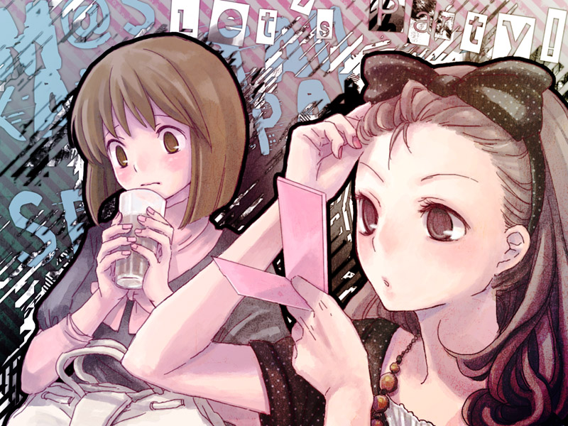 minase iori and hagiwara yukiho (idolmaster and 1 more) drawn by nogoodlife