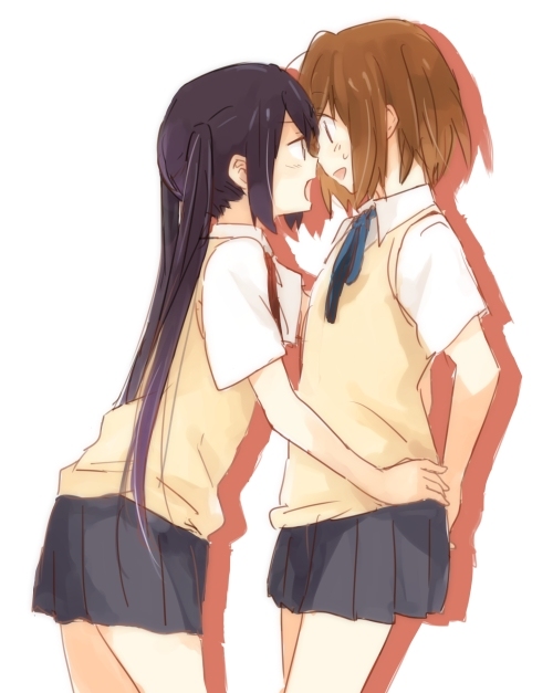 nakano azusa and hirasawa yui (k-on!) drawn by picocopi
