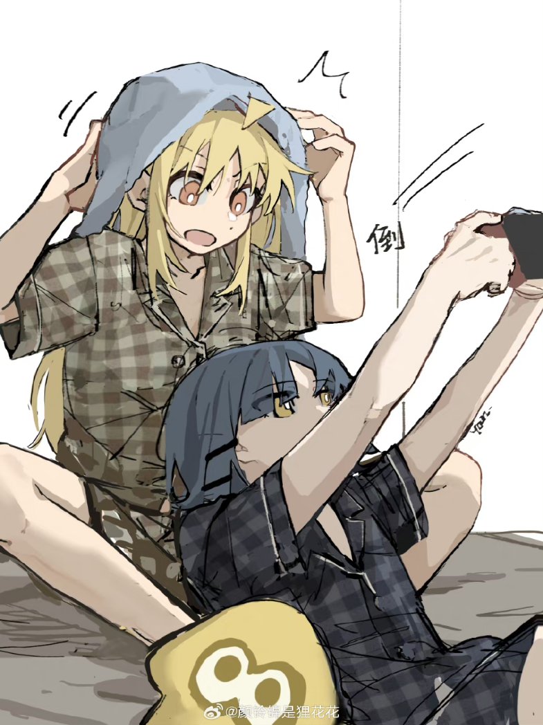 ijichi nijika and yamada ryo (splatoon and 1 more) drawn by yanlingjinshilihuahua