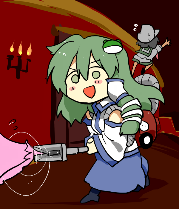 kochiya sanae and murasa minamitsu (touhou and 2 more) drawn by mizuga