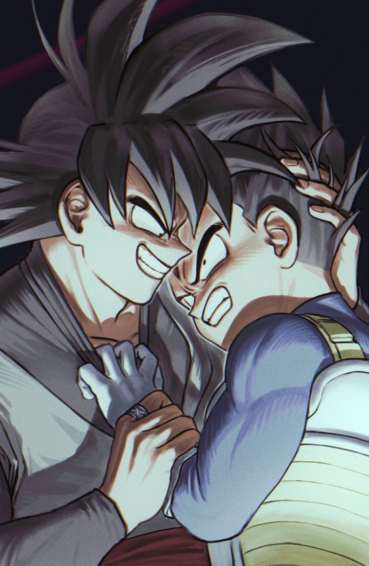 vegeta and goku black (dragon ball and 1 more) drawn by chimachimadb