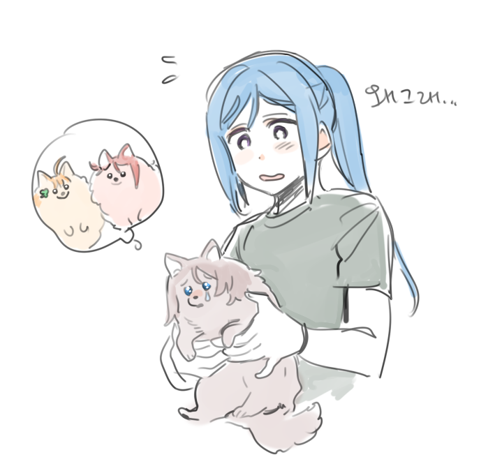 watanabe you, sakurauchi riko, takami chika, and matsuura kanan (love live! and 1 more) drawn by pito_(sh02327)