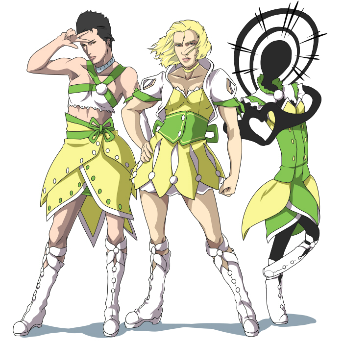 lucifel and enoch (idolmaster and 1 more) drawn by takeya_yuuki