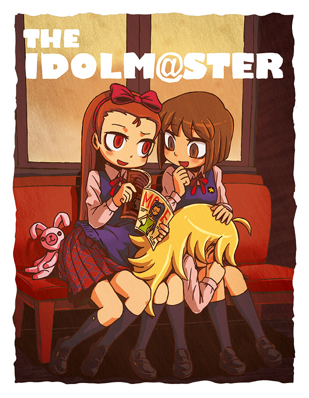 hoshii miki, minase iori, and hagiwara yukiho (idolmaster) drawn by riyo_(lyomsnpmp)