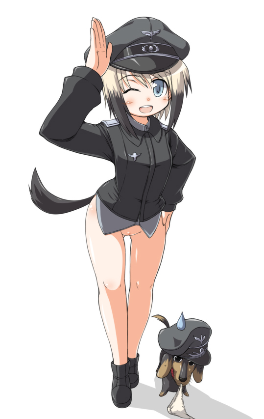 erica hartmann (world witches series and 1 more) drawn by naitou_kouse
