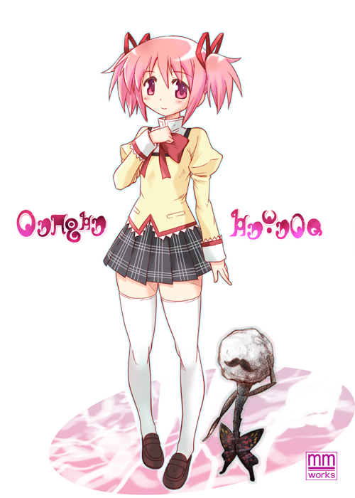 kaname madoka (mahou shoujo madoka magica) drawn by juusensha_koubou
