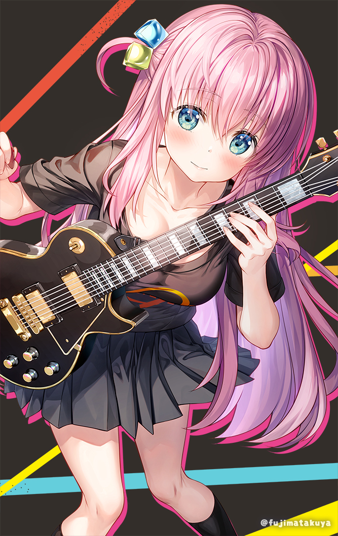 gotoh hitori (bocchi the rock!) drawn by fujima_takuya