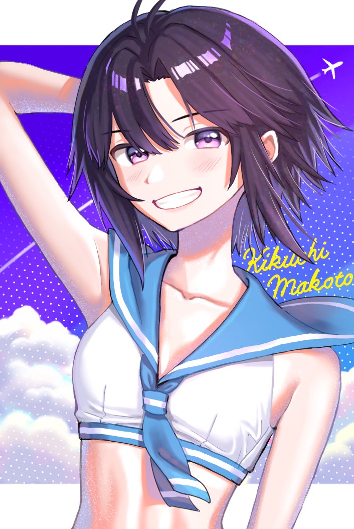 kikuchi makoto (idolmaster and 2 more) drawn by puruchamu
