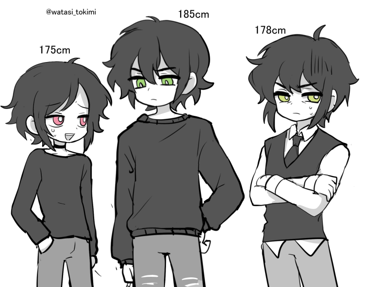 ashley graves, andrew graves, and renee graves (the coffin of andy and leyley) drawn by watasi_tokimi