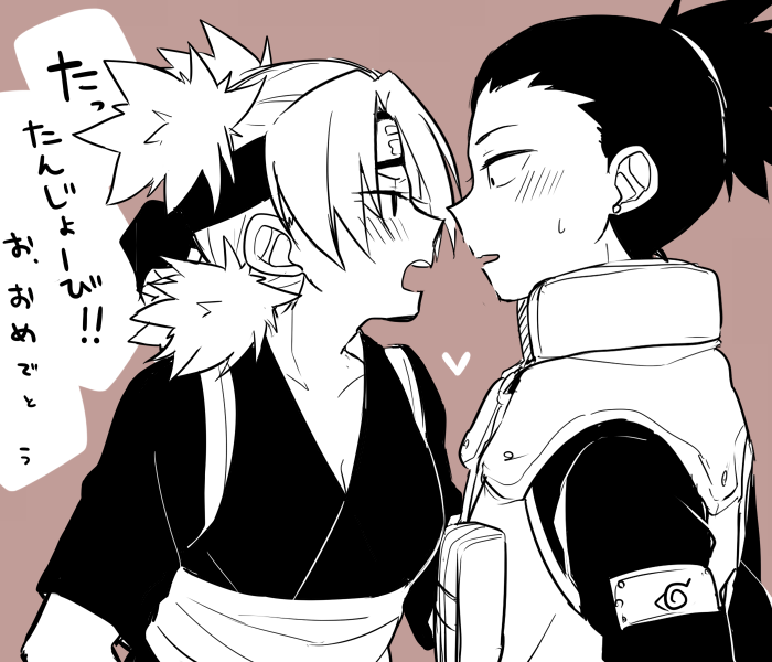 temari and nara shikamaru (naruto and 1 more) drawn by saku_anna