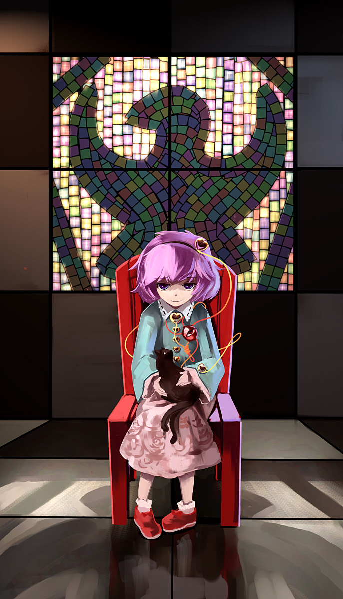 komeiji satori and kaenbyou rin (touhou) drawn by hirosato