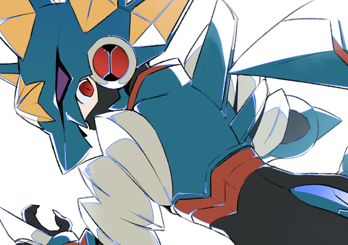 megaman.exe and gregar (mega man and 2 more) drawn by to_i_to_io