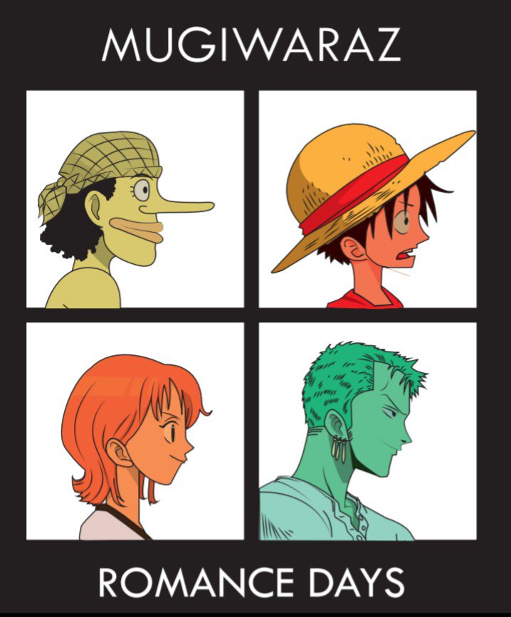nami, monkey d. luffy, roronoa zoro, and usopp (one piece and 2 more) drawn by anoniart