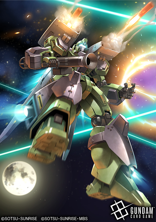 stark jegan (gundam and 2 more) drawn by tyuga