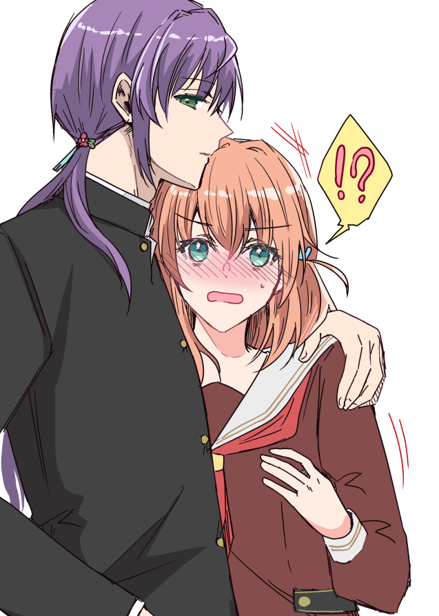 hinoshita kaho and otomune kozue (love live! and 1 more) drawn by haz