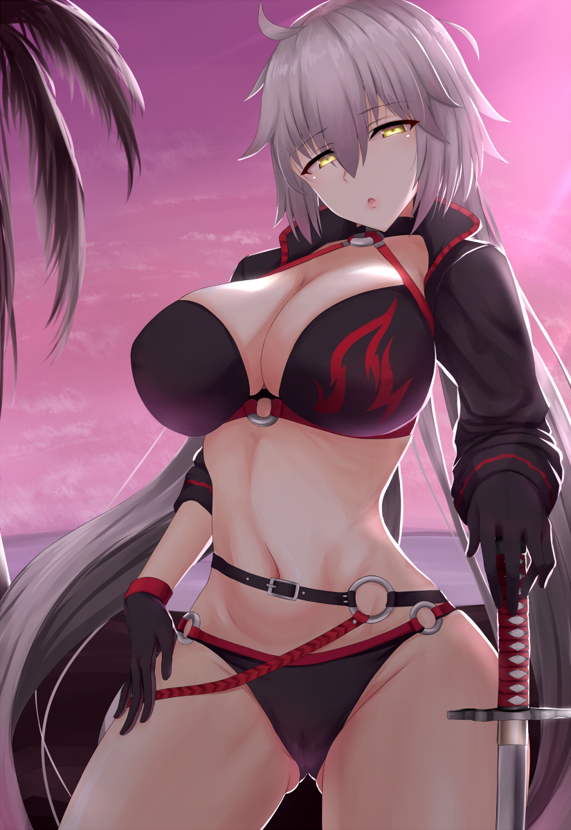 jeanne d'arc alter (fate and 1 more) drawn by awu