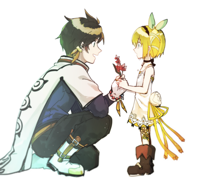 edna and sorey (tales of and 1 more) drawn by yuusa-y