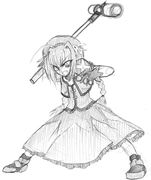 vita and graf eisen (lyrical nanoha and 2 more) drawn by bokugeki