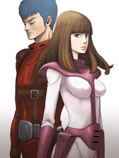 chirico cuvie and fiana (soukou kihei votoms) drawn by mahito_(tranjistor)